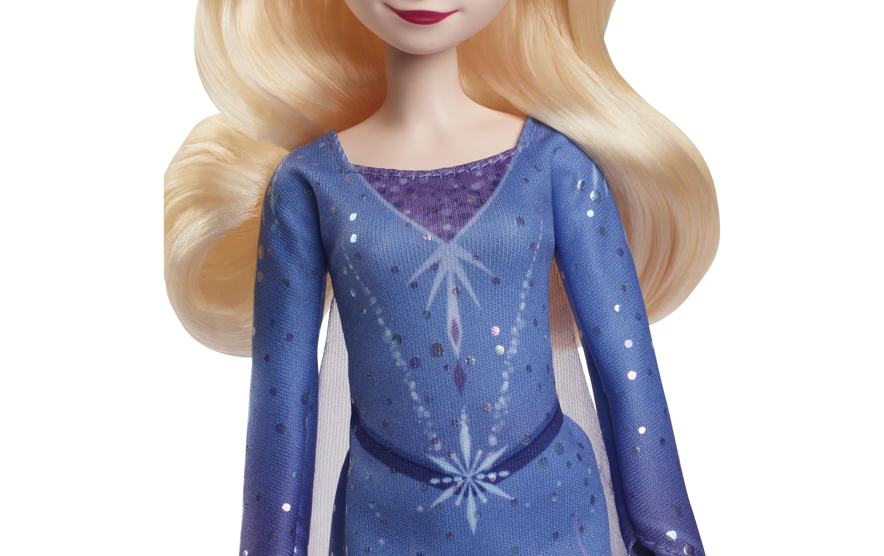 Puppe Disney Frozen Icy Ice Skating ElsaEisläuferin mit glänzenden Haaren