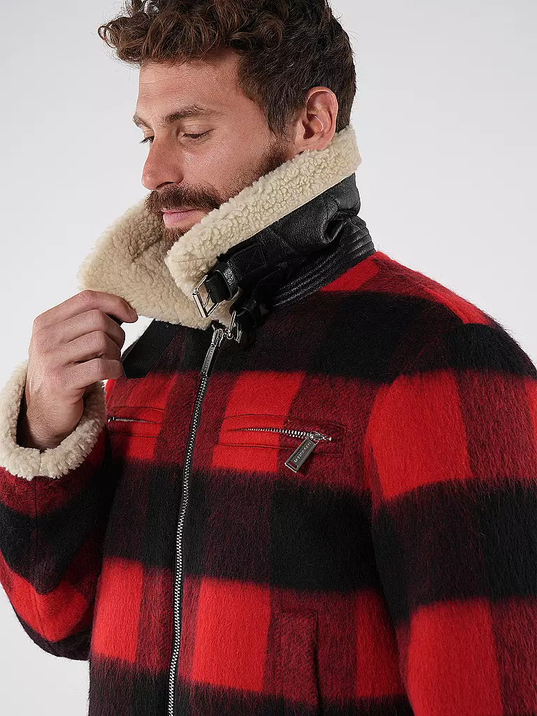 DSQUARED2 Kurzjacke NIGHTMARE AVIATOR rot