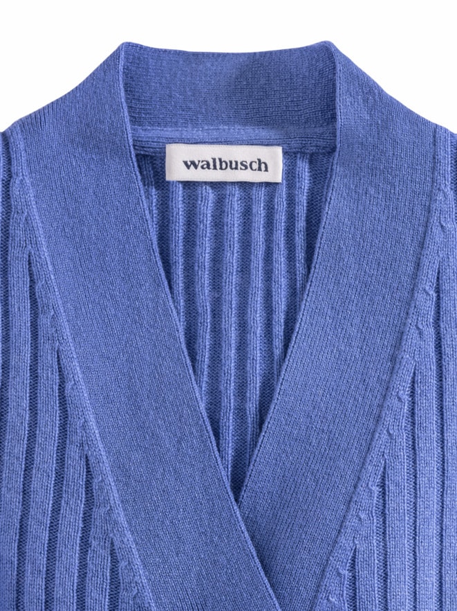 Cashmere-Seide-Strickjacke