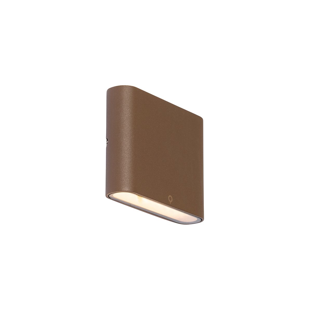 Moderne buiten wandlamp roestbruin 11,5 cm incl. LED IP65 - Batt