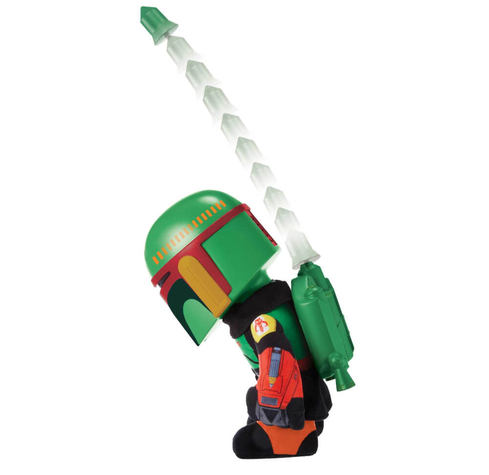 Mattel HHW55 Star Wars Boba Fett Funktionsplüsch (ca. 30 cm)