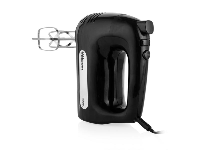 Tristar Handmixer MX-4201 Schwarz Handmixer mit 6 Geschwindigkeitseinstellungen