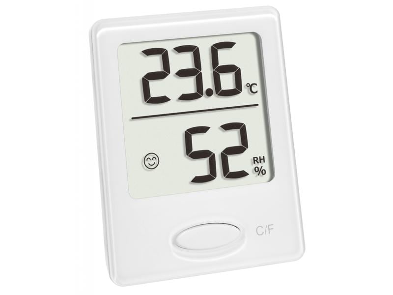 TFA Dostmann Thermo-/Hygrometer Digital Weiss Digitales Thermo-Hygrometer
