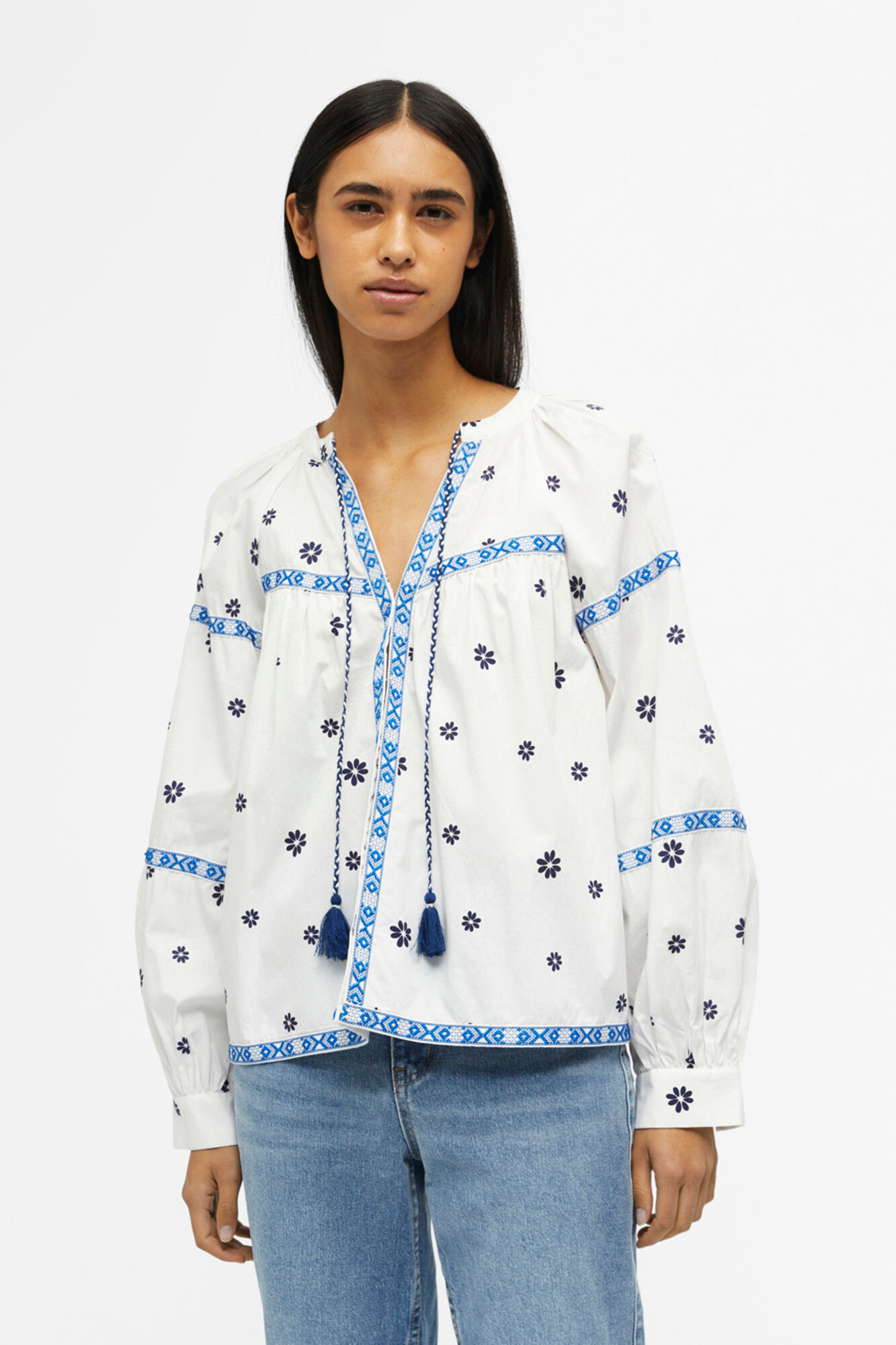 Blusa estampada - Branca