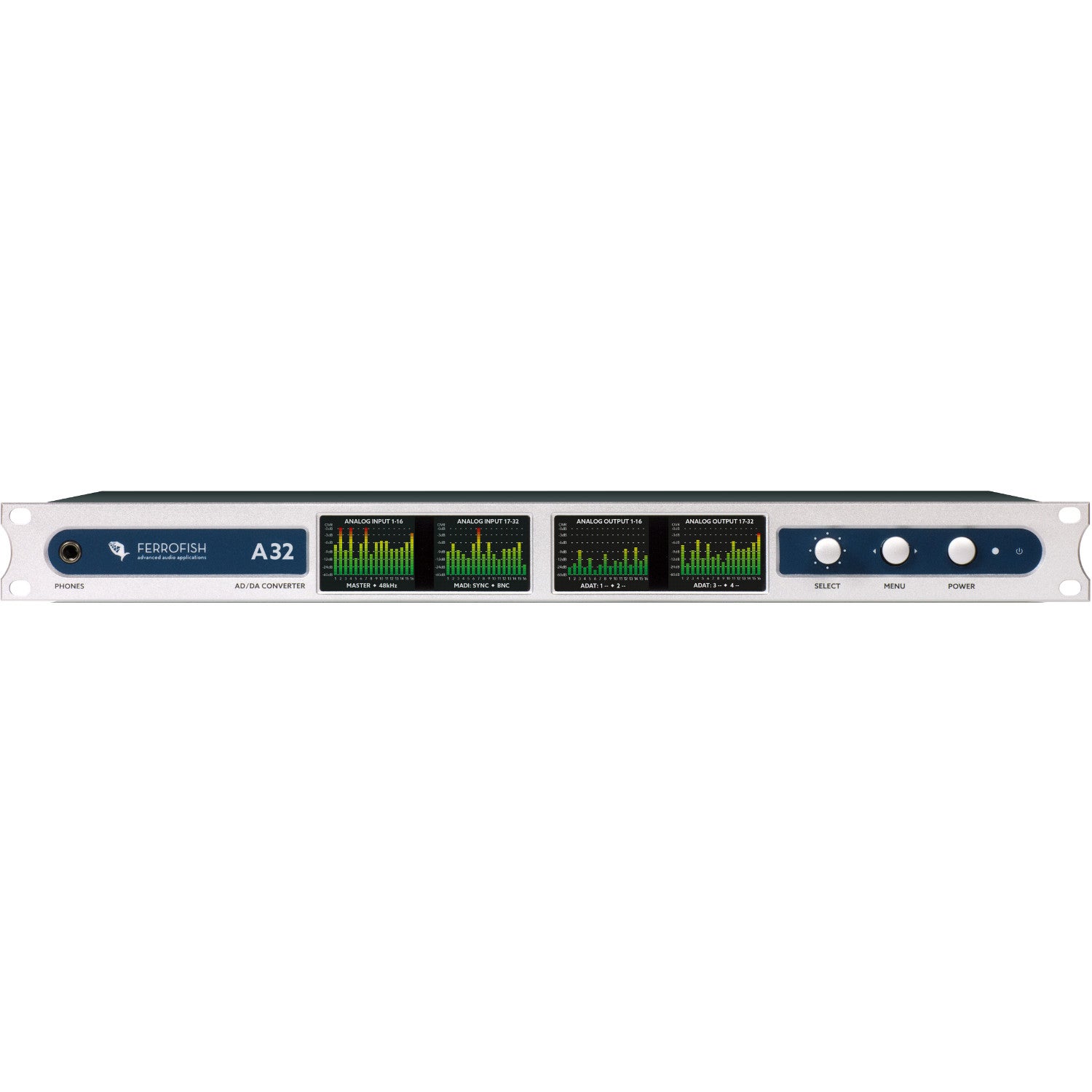 Ferrofish A32 Singlemode 32x32 AD/DA, MADI & ADAT Converter