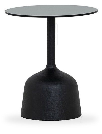 Bijzettafel Zwart Elba ⌀40  x H45 cm