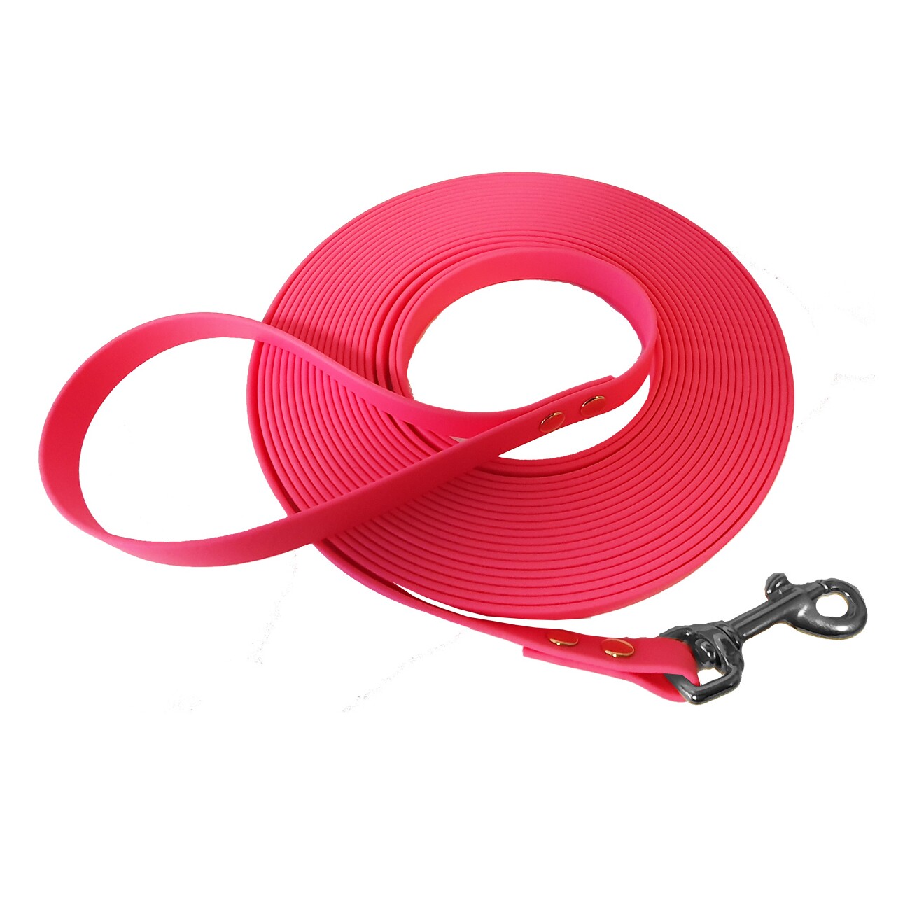 bio-leine 25-35 kg Schleppleine Biothane leuchtendes rosa 3 m