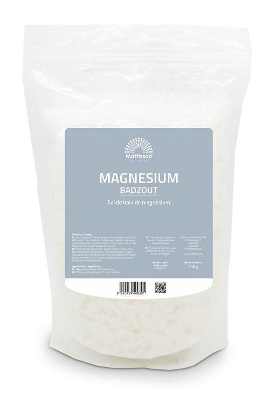 Mattisson Magnesium Badzout 900 Gram