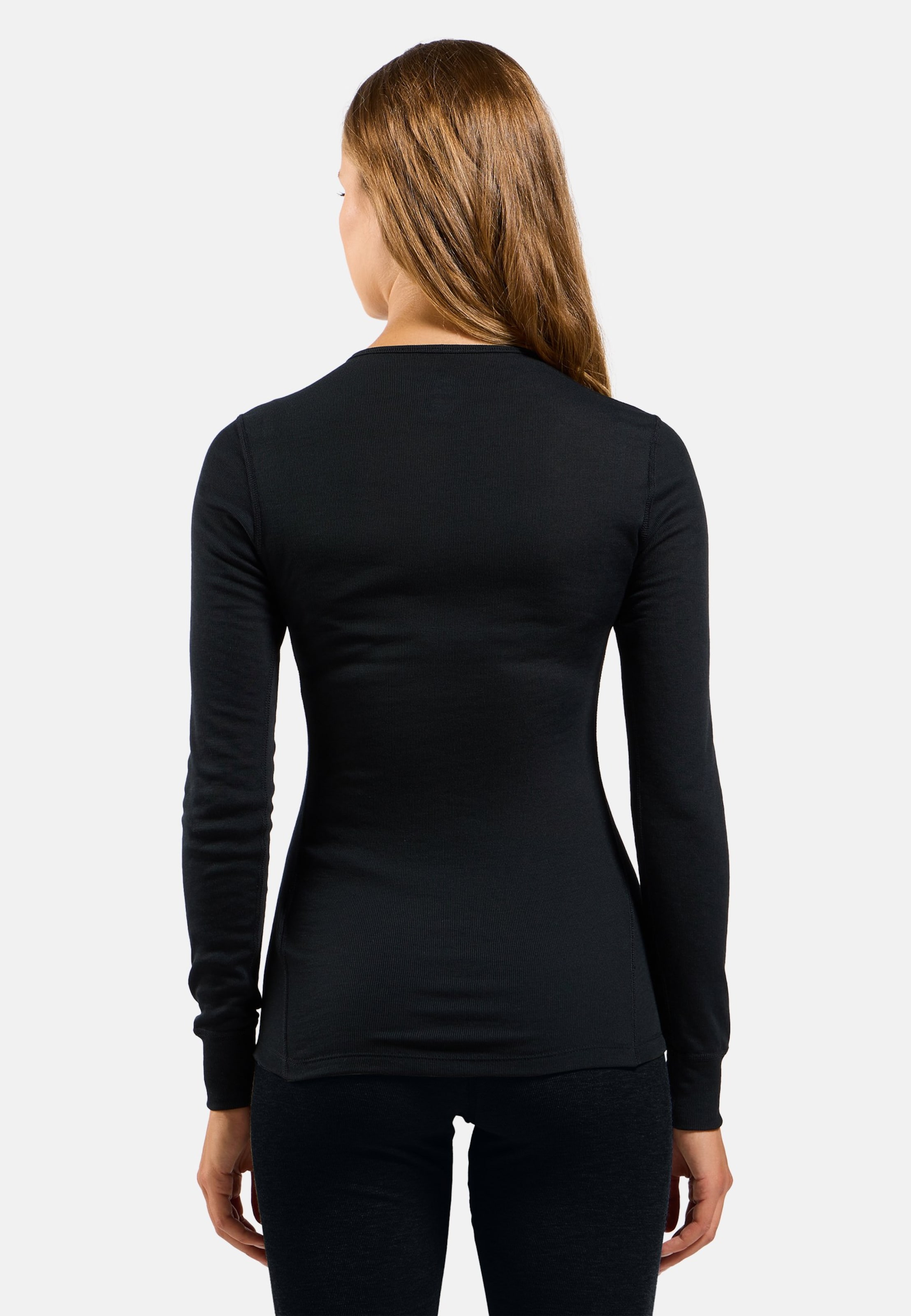 Active Warm Base Layer Langarmshirt in black