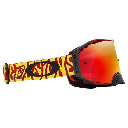 Masque cross Oakley AIRBRAKE MX TLD TRIPPY RED ECRAN IRIDIUM 2023 - Rouge