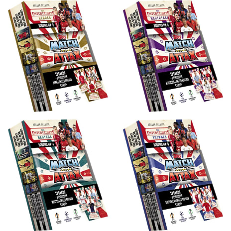 Match Attax Champions League Booster Tin – flere varianter – assorteret