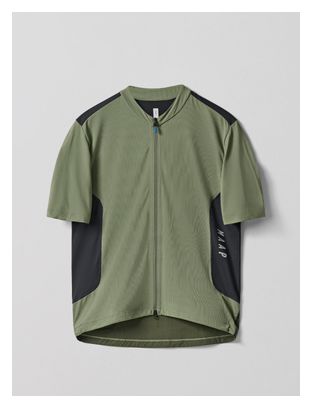 T-Shirt Manches Courtes Maap Alt_Road Zip Vert