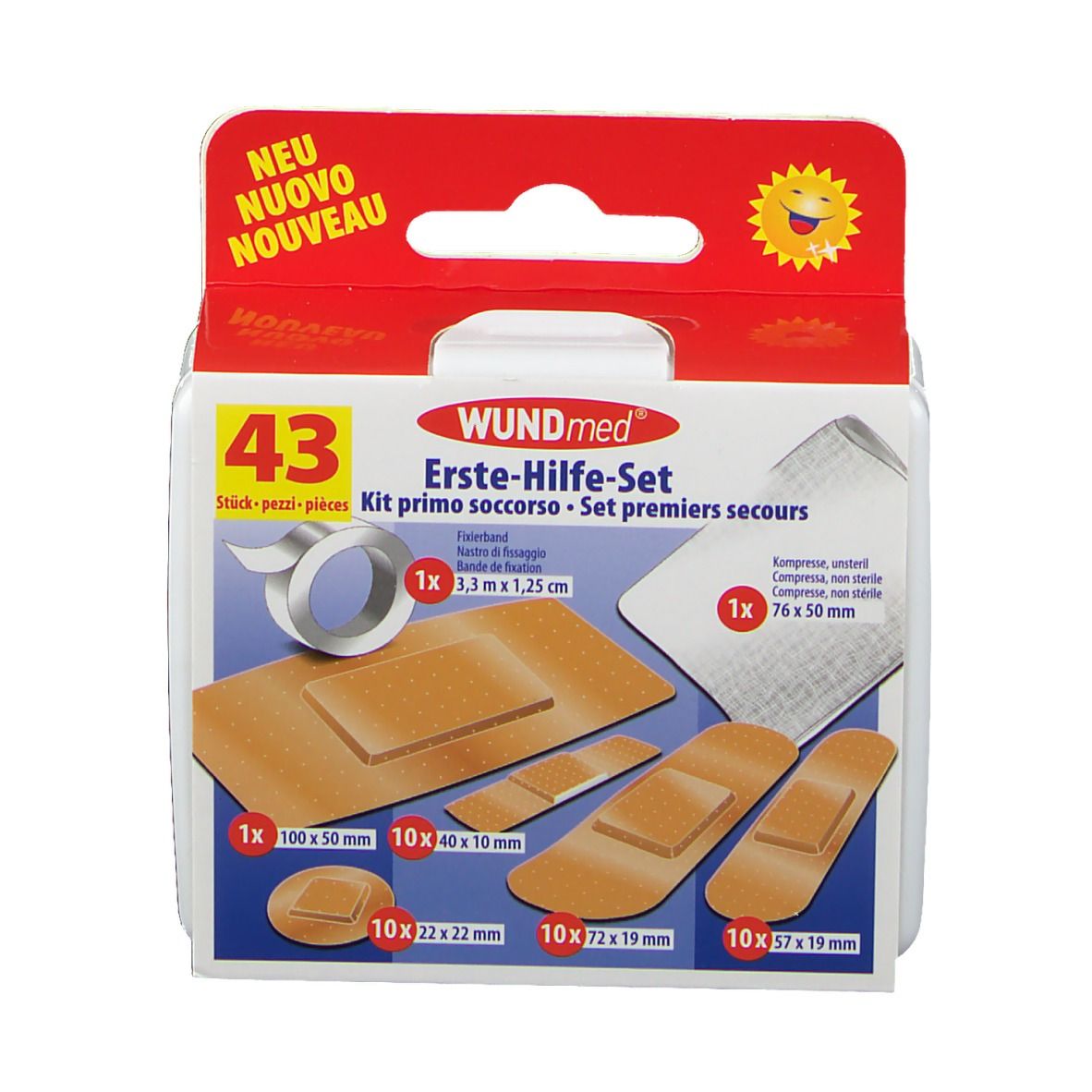 WUNDmed® Erste-Hilfe-Set 43 Teile