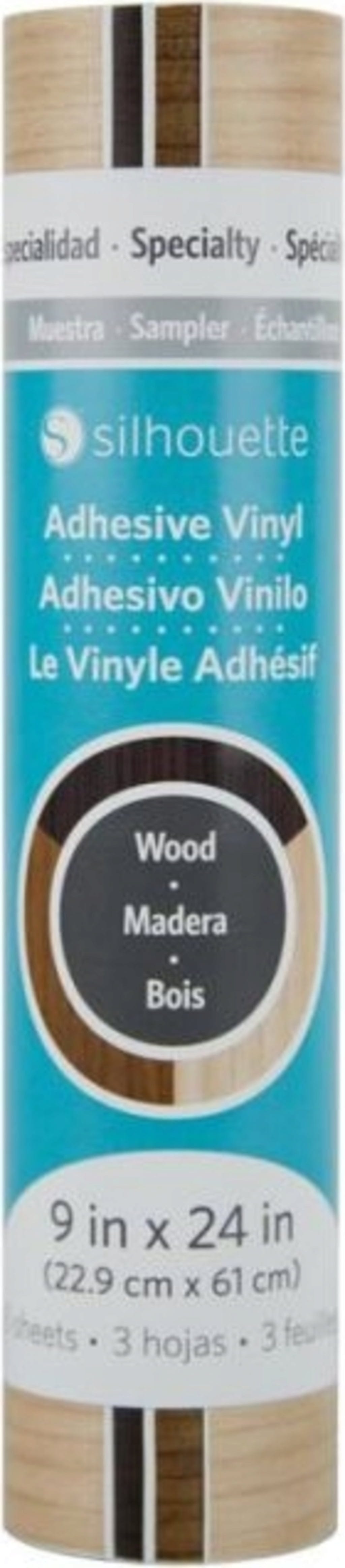 Silhouette  Vinyl Sampler Pack - Wood    Spezialfolie mit Holzhaptik