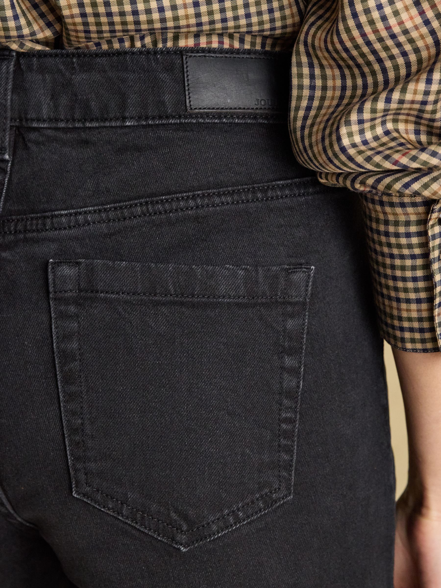 Zwart - Joules jeans met halfhoge taille