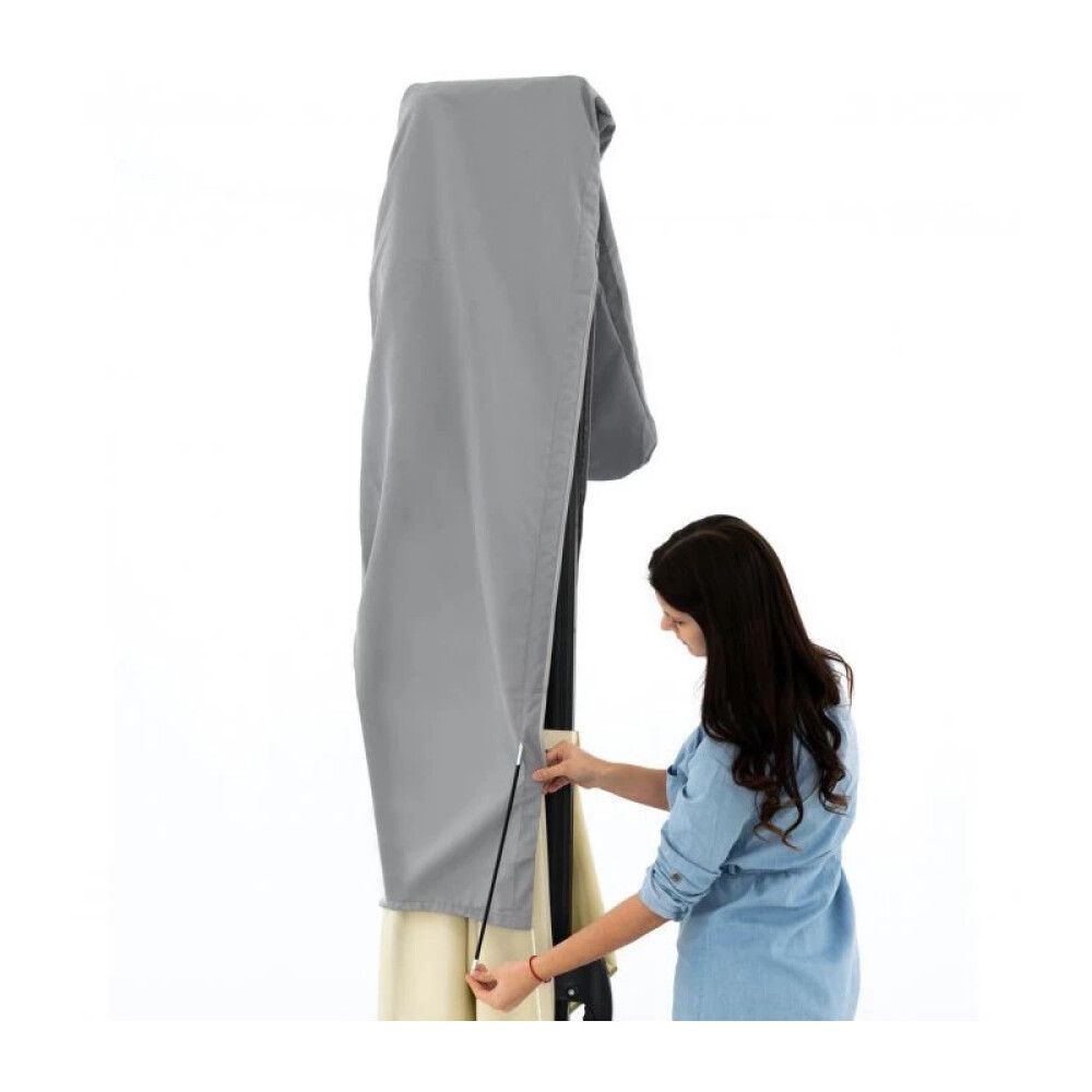PARASOLLTREKK DOPPLER ACTIVE OPP TIL Ø350CM/300X300CM GRÅ