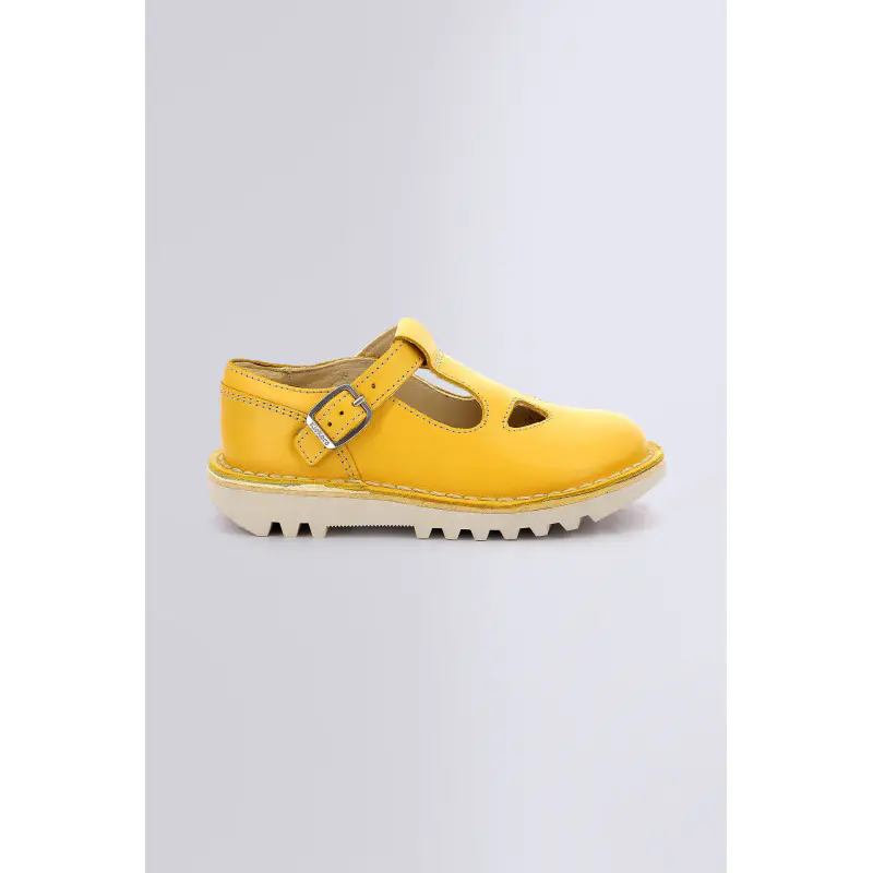 KICK MARY JANE JAUNE SALOME Cuir Fille