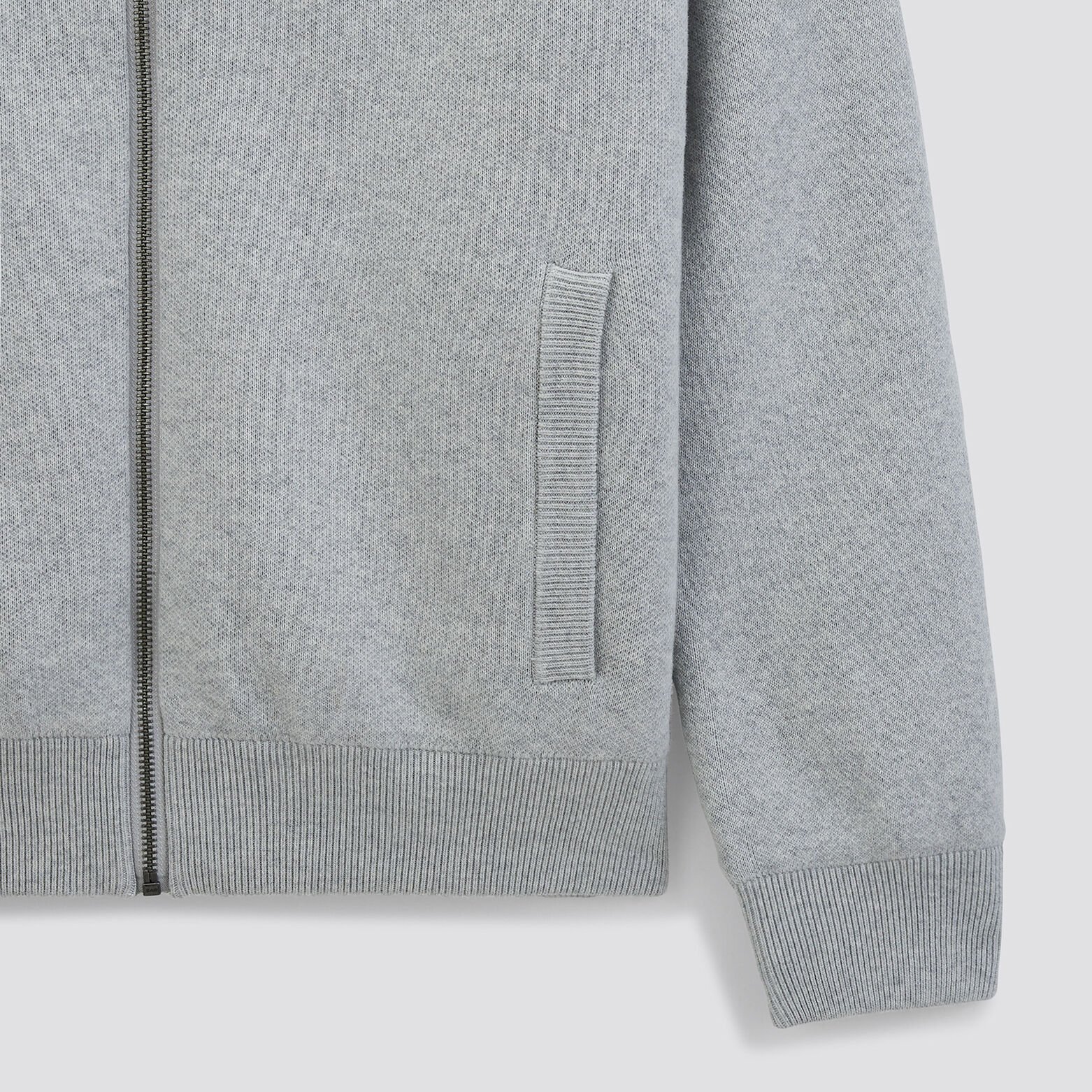 Gilet à capuche doublé en sherpa Blanc