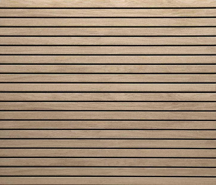 Plaquette de parement polystyrène intérieur effet lamelle bois