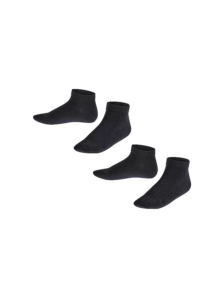 FALKE Happy Kinder Sneakersocken 2-er Pkg. (dark navy) blau