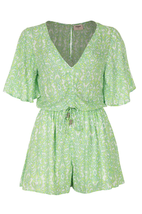Freebird groene dames jumpsuit