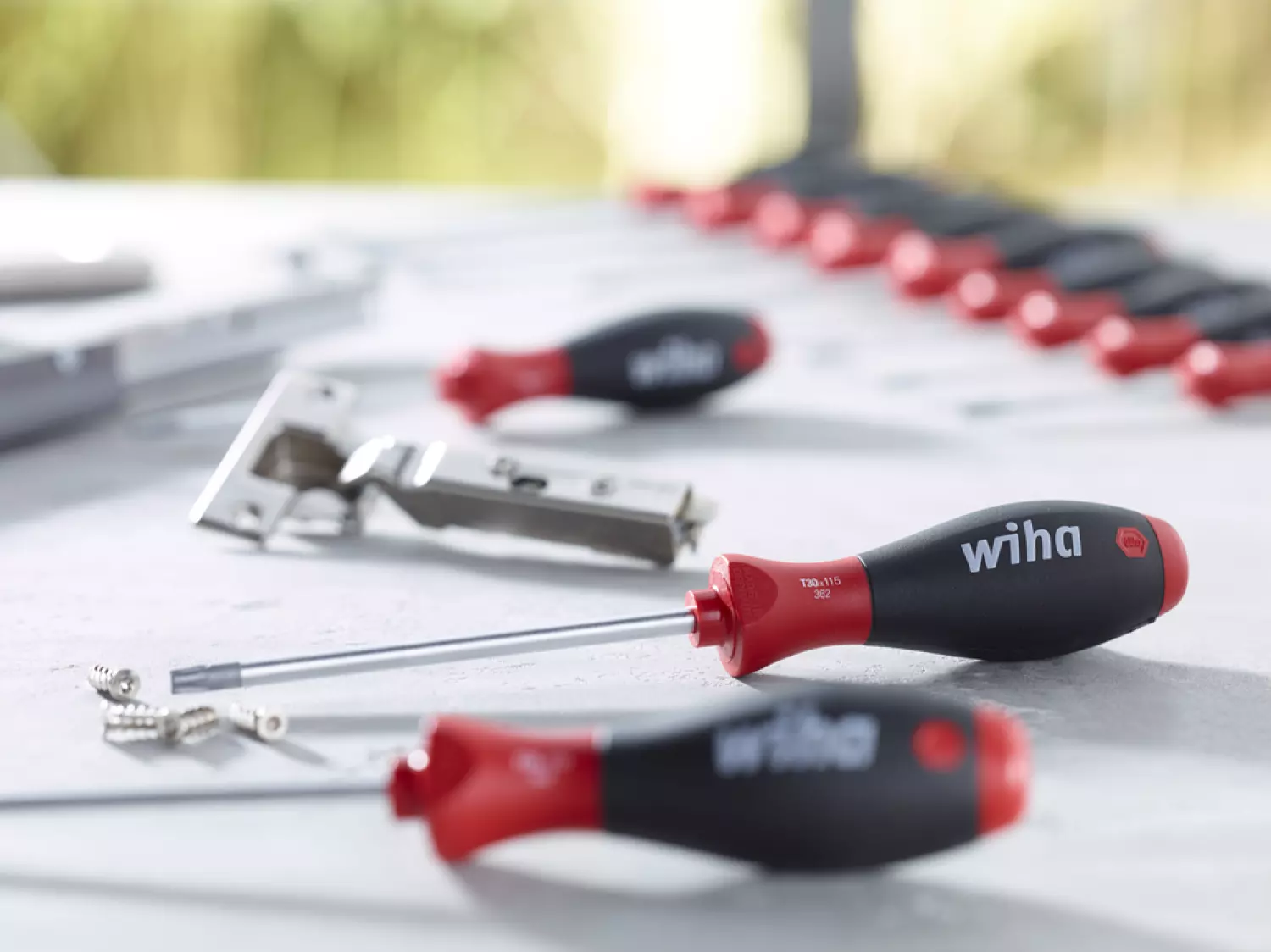 Wiha 302 HK6 01 SoftFinish sleufkop/ Phillips/ Pozidriv-Schroevendraaierset - 6 delig