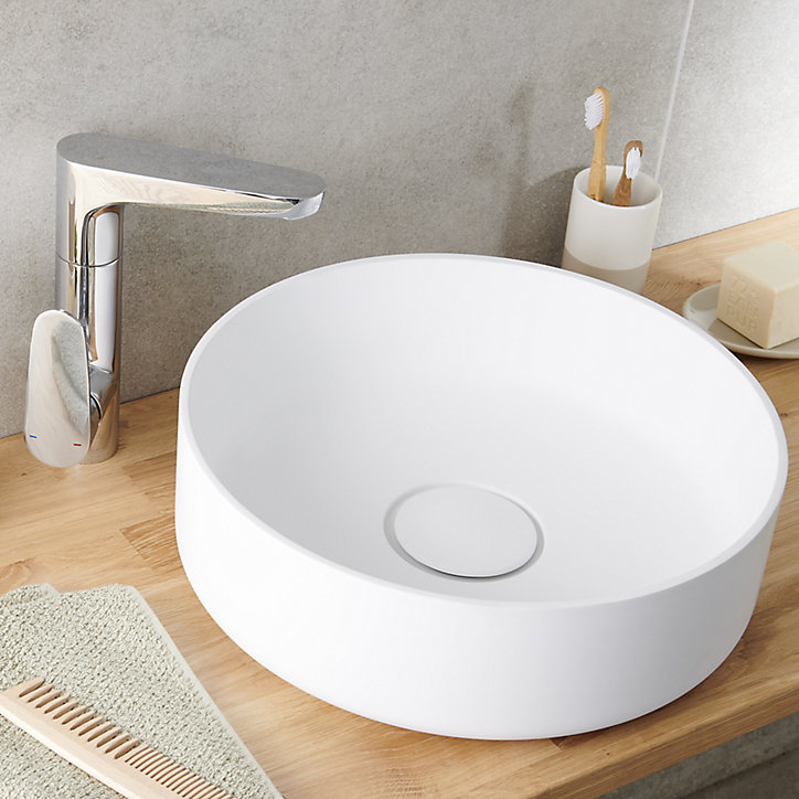 Mitigeur de lavabo chromé pivotant GoodHome Cavally L