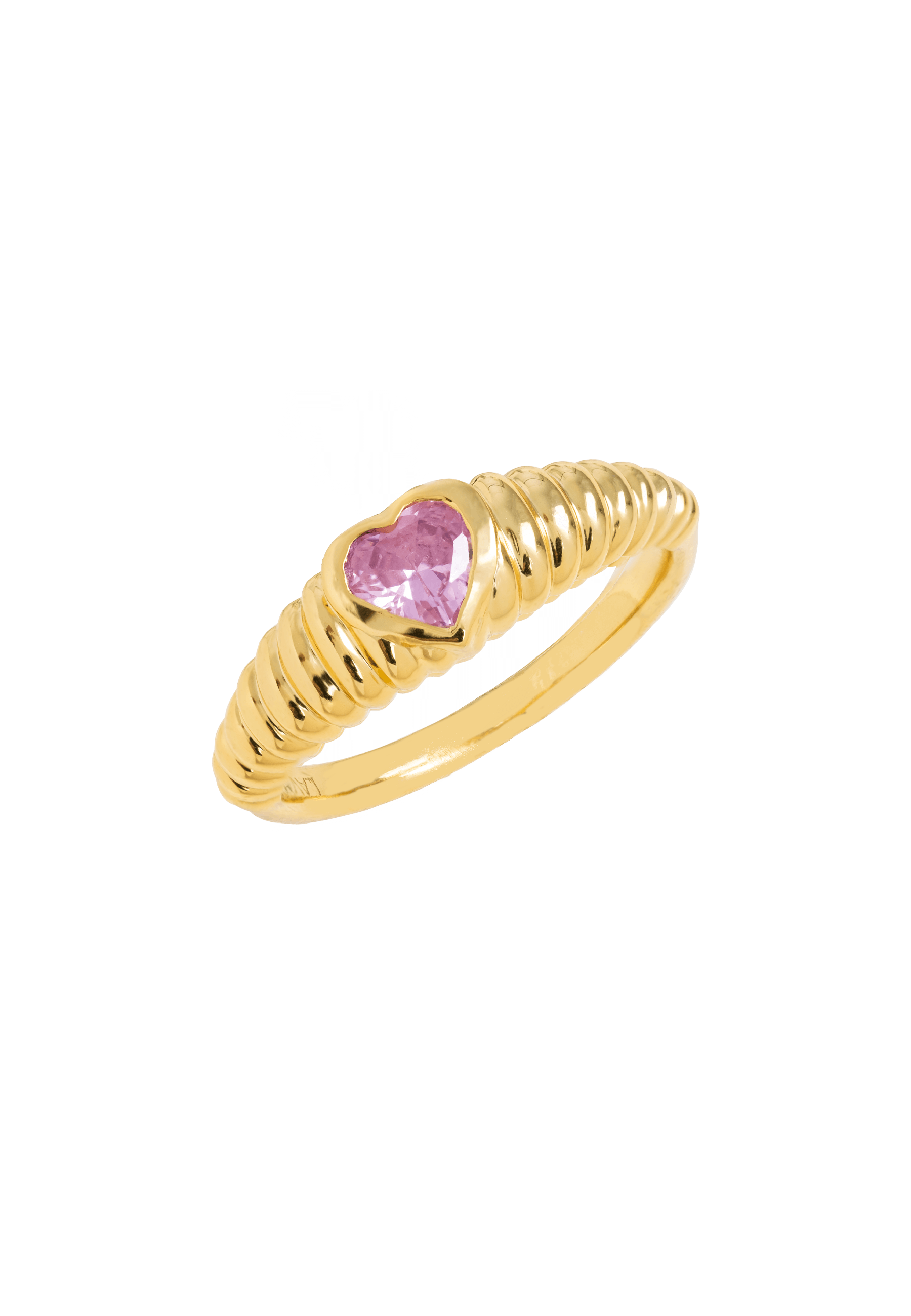 SOFTHEARTED - Bague cœur | Rose