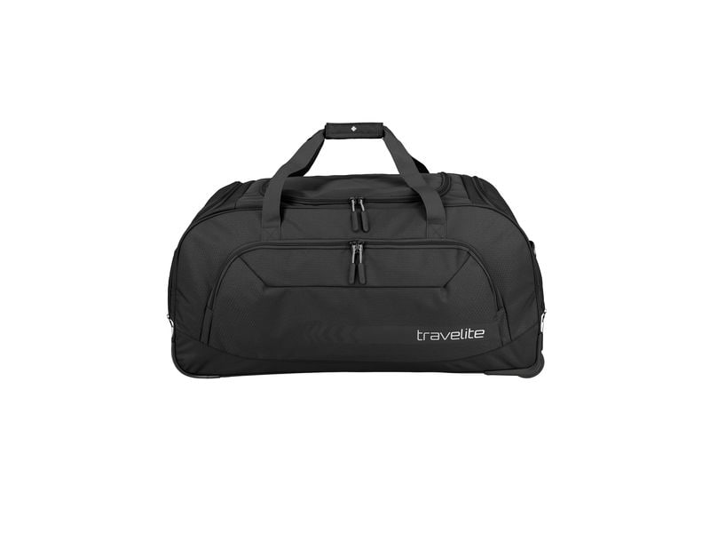 travelite Kick Off Rollenreisetasche XL Schwarz Reisekoffer