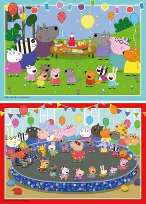Ravensburger Peppa Gris Puslespill 2x24 Brikker