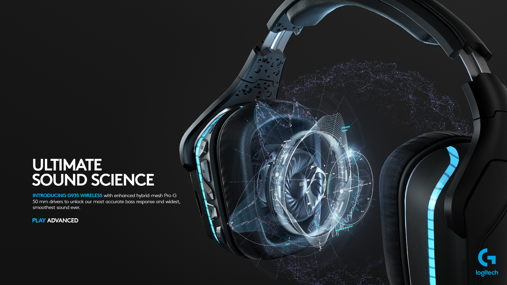 Logitech G935 Wireless 7.1 LIGHTSYNC Gaming Headset