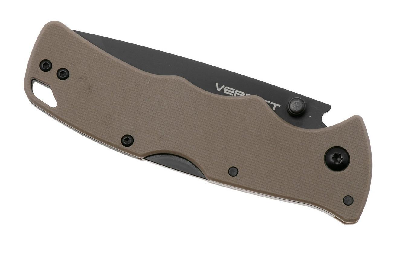 Cold Steel Verdict Tanto FL-C3T10AFDE, DLC AUS10A, Coyote G10, zakmes