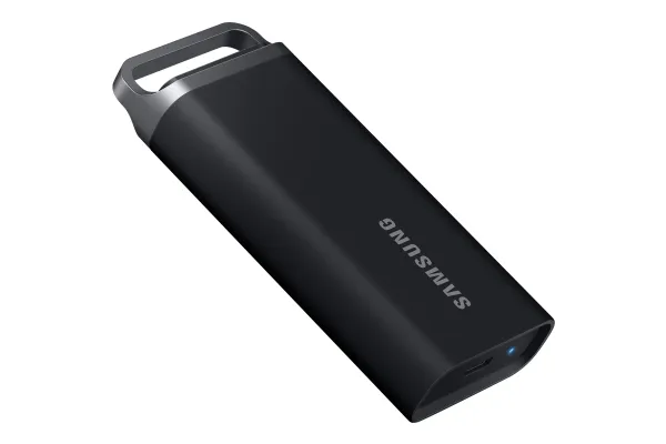 Samsung T5 Evo MU-PH2T0S - SSD - krypteret - 2 TB - ekstern (bærbar) - USB 3.2 Gen 1 (USB-C stikforbindelse) - 256-bit AES - sort