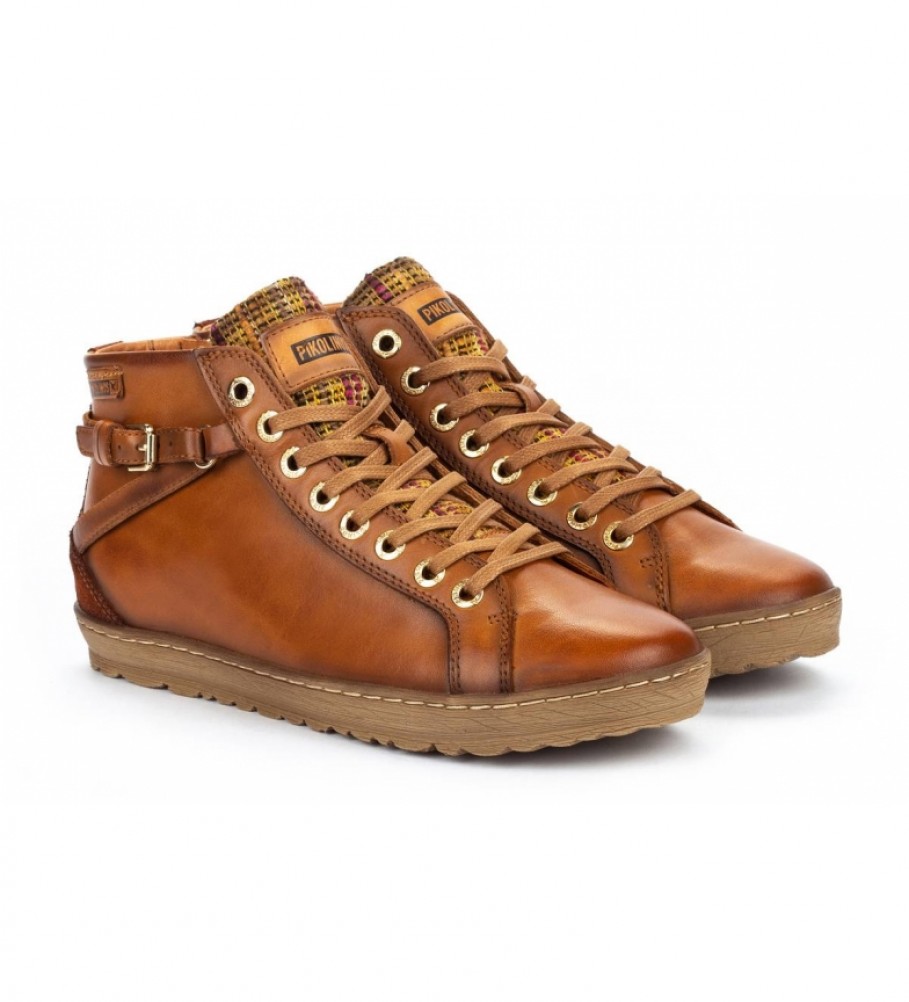 Botas de couro Pikolinos Lagos 901 Brandy