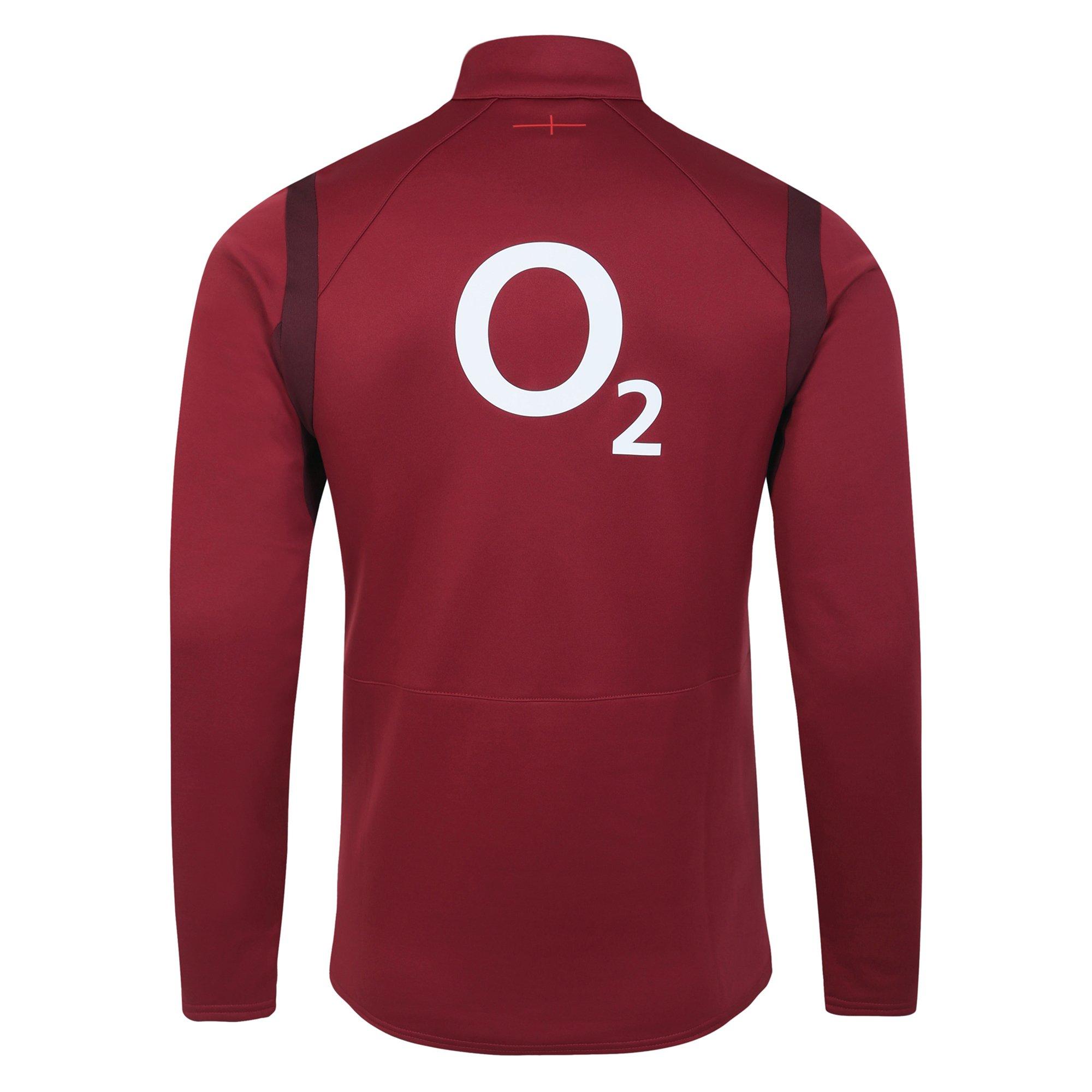 Umbro England Rugby Half Zip Fleece Top 2023 2024 Adults