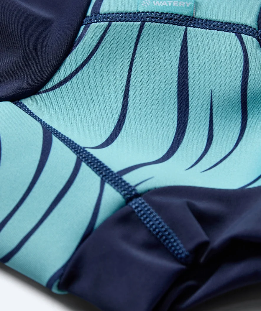 Watery blebadebukser til børn - Neoprene Swim Nappy - Turquoise