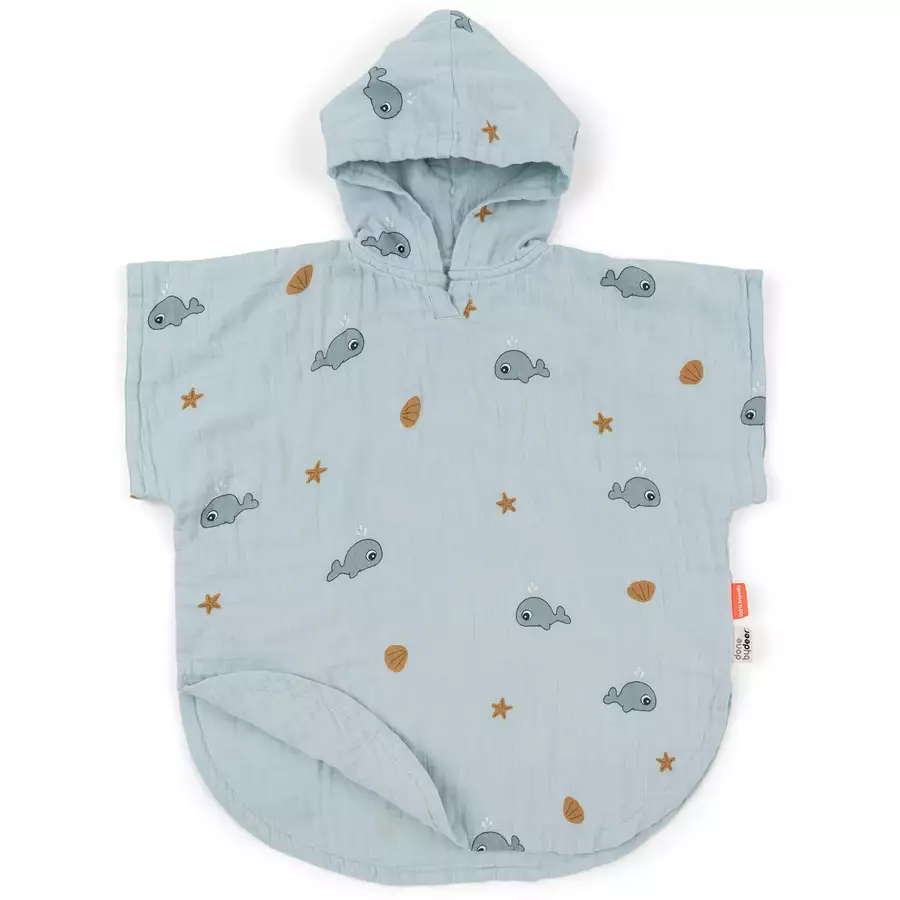 Done by Deer™ Badeponcho Wally Blau