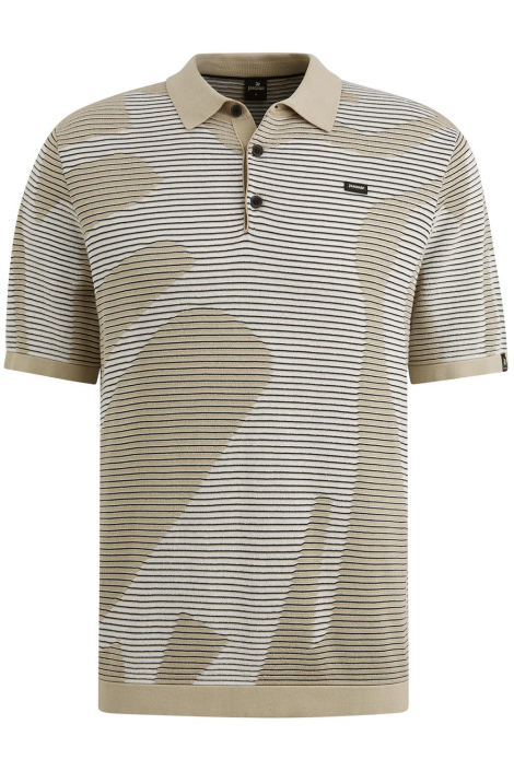 Vanguard beige heren polo