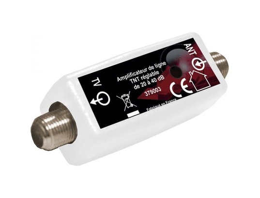 TONNA - Amplificateur antenne Amplificateur de ligne tnt - 40 db elap 379003