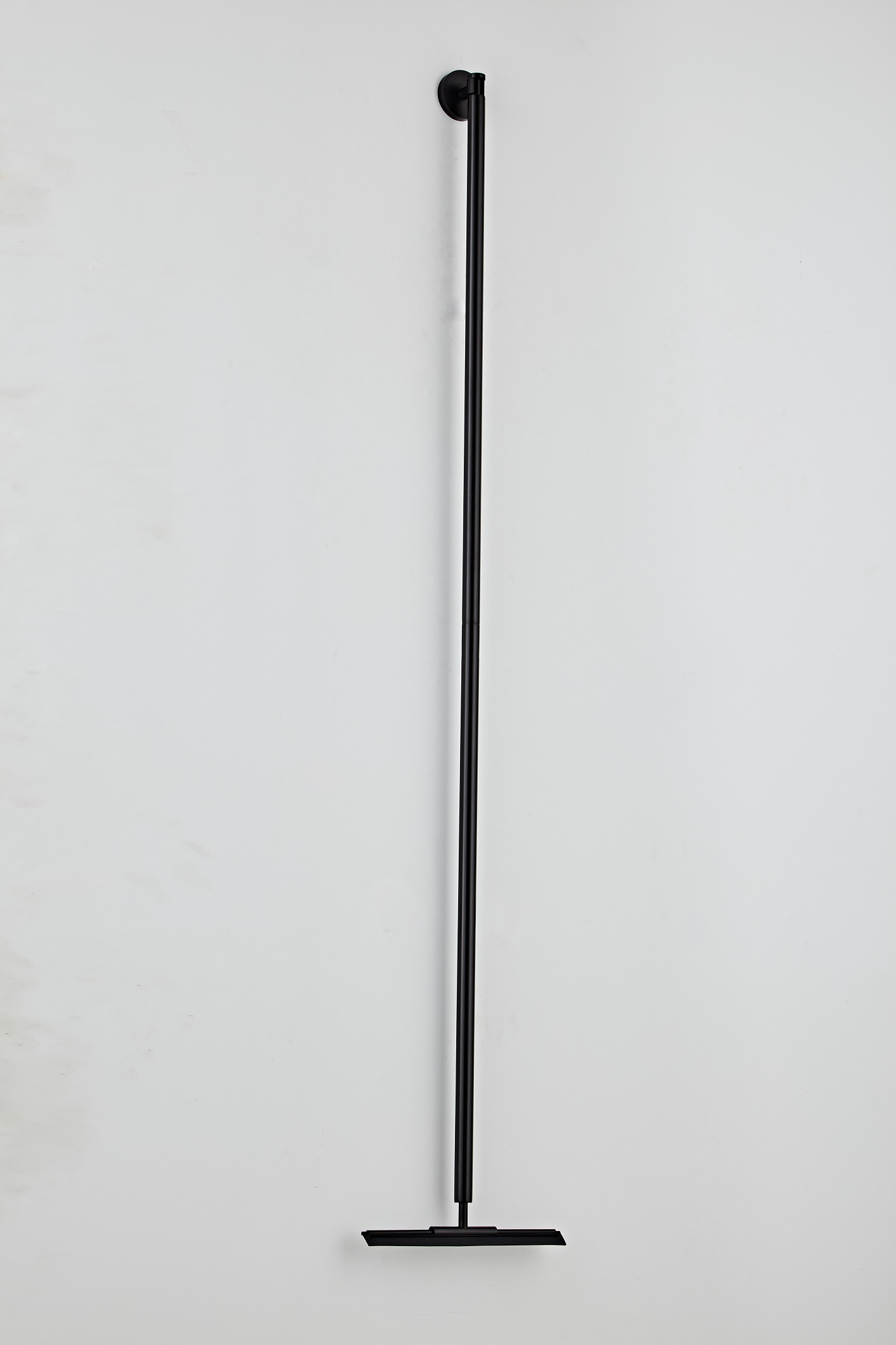 Saniclear Nero badkamer vloerwisser 125cm mat zwart