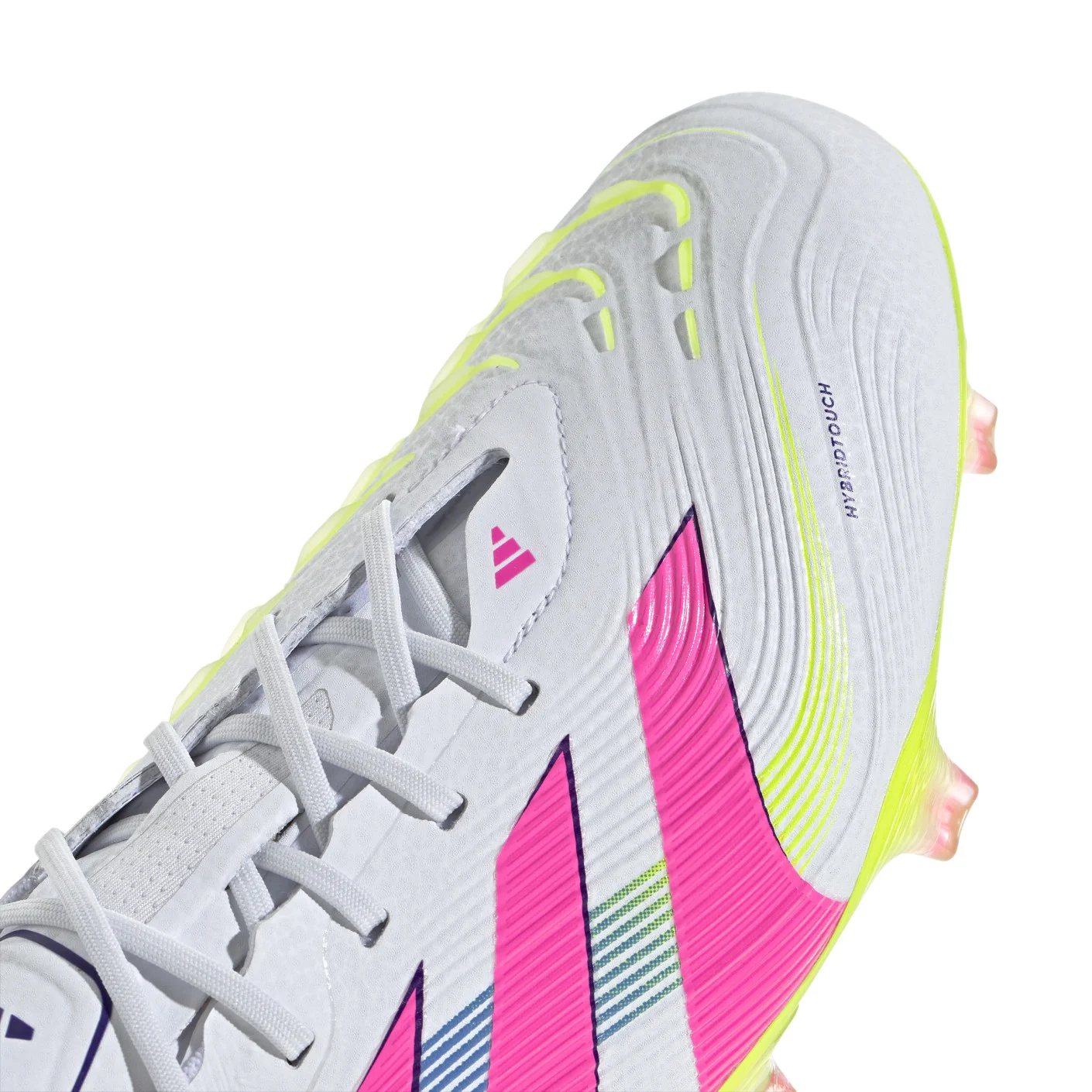 Adidas Predator Elite Gras Voetbalschoenen (FG) Wit Roze Neongeel