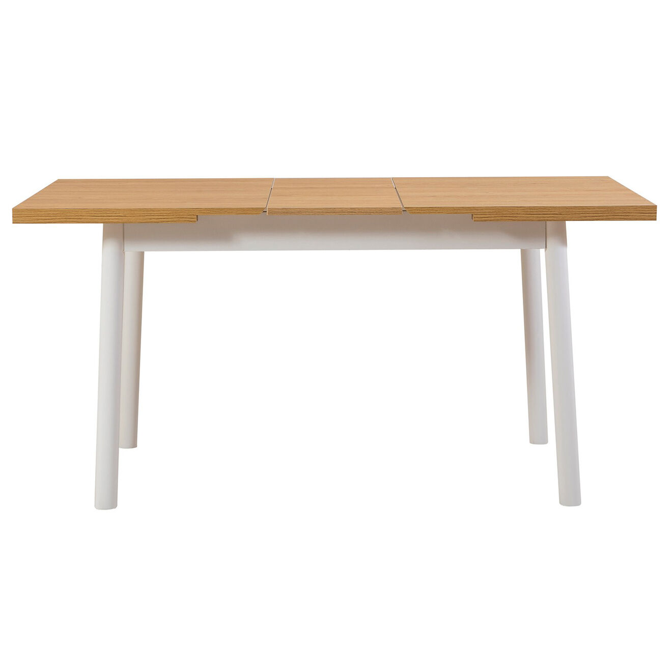 Wooden Art Table + 2 Chaises + Banc Olv blanc