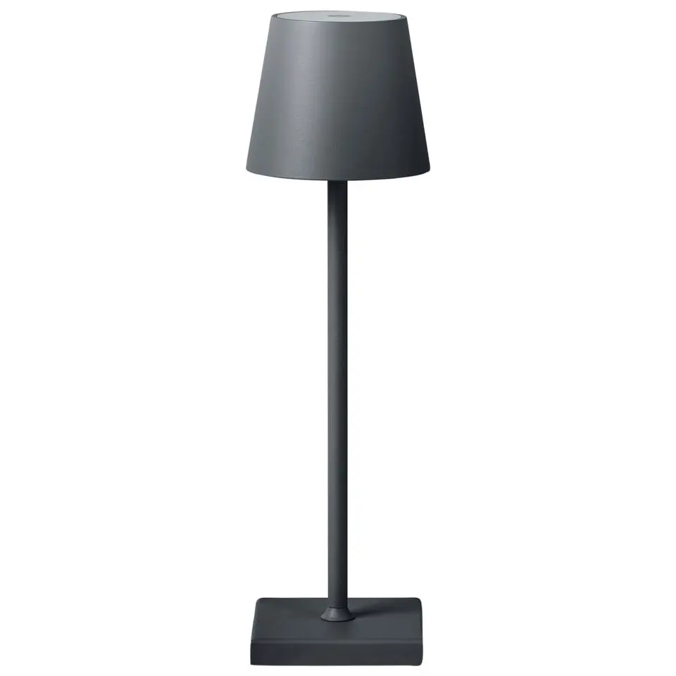 BACEIRO - Tafellamp - Donkergrijs - Aluminium