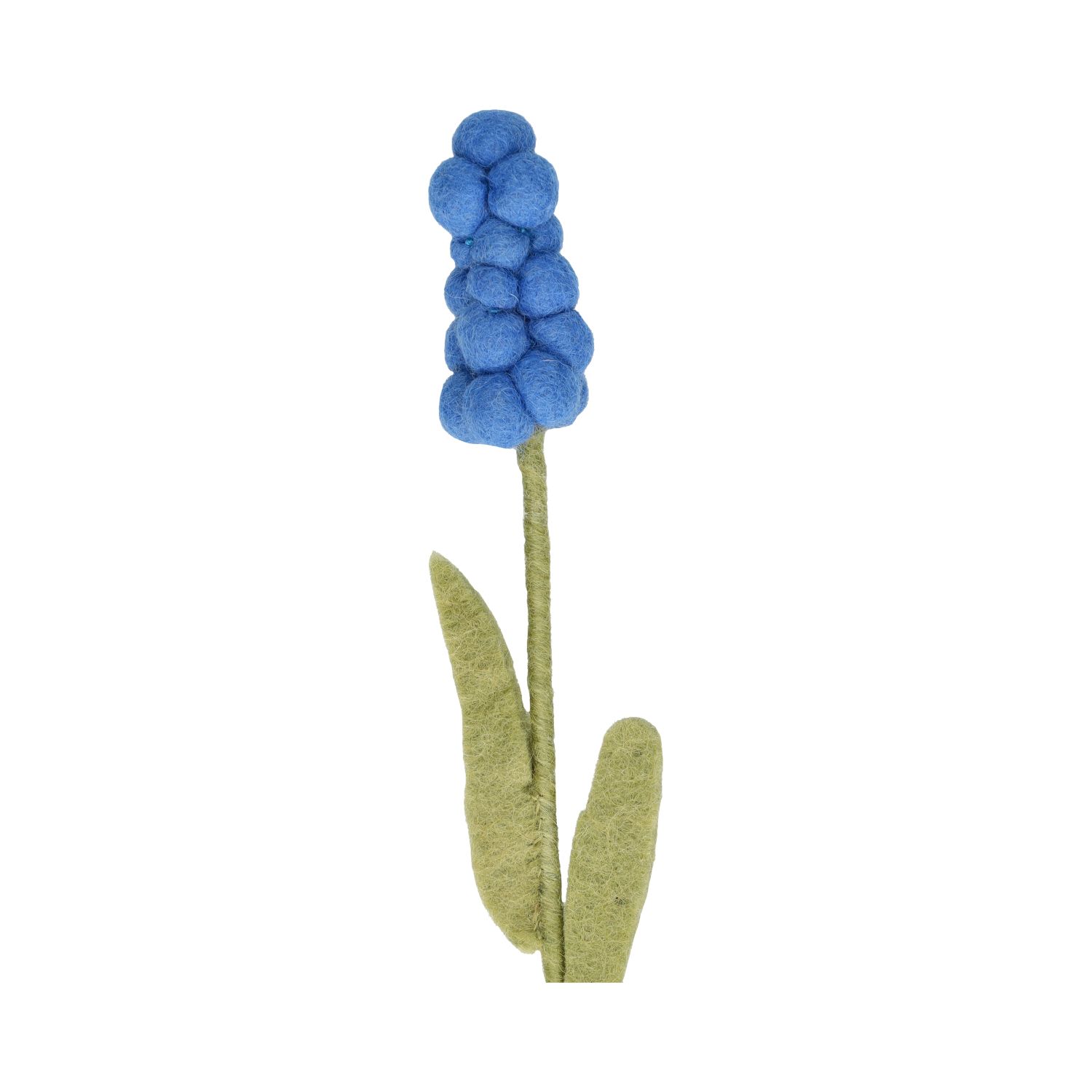 Blauw druifje, vilt, 22 cm