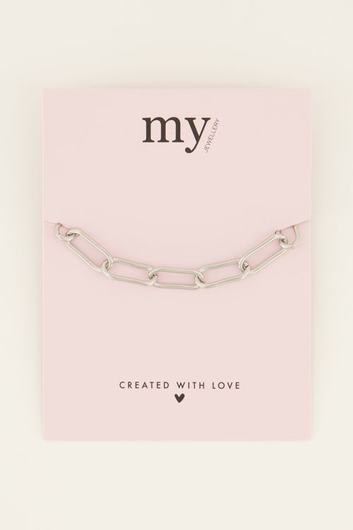 Armband met ovale schakels