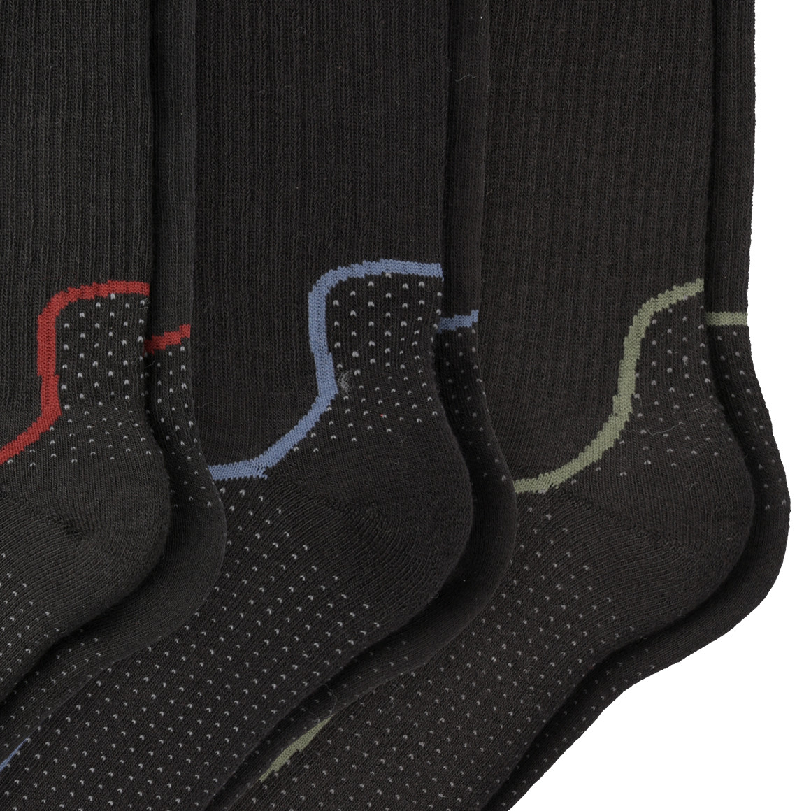 VanVaan 3 Paar Herren Trekking-Socken im Set schwarz