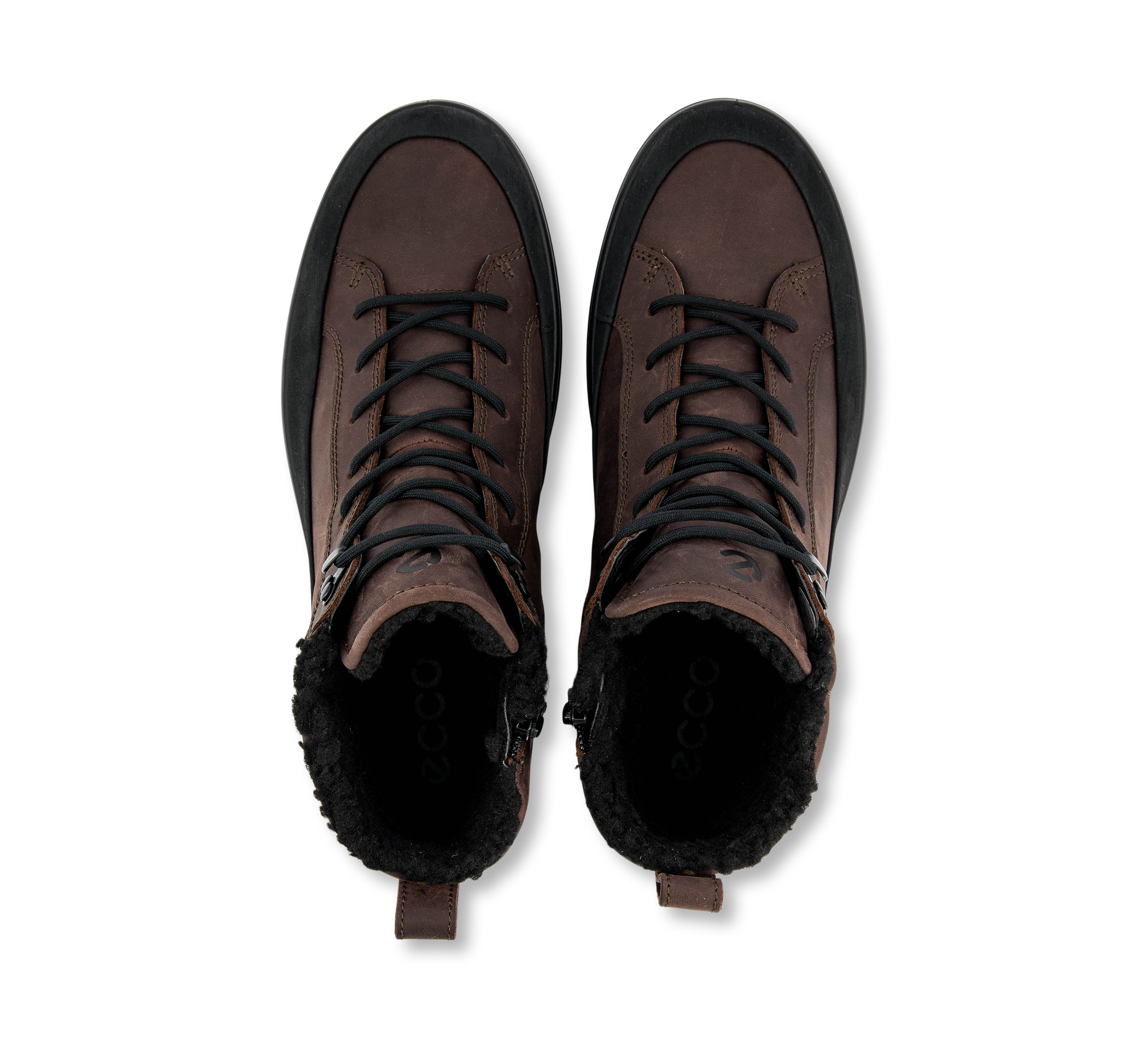 Ecco Soft - Schnürboots braun