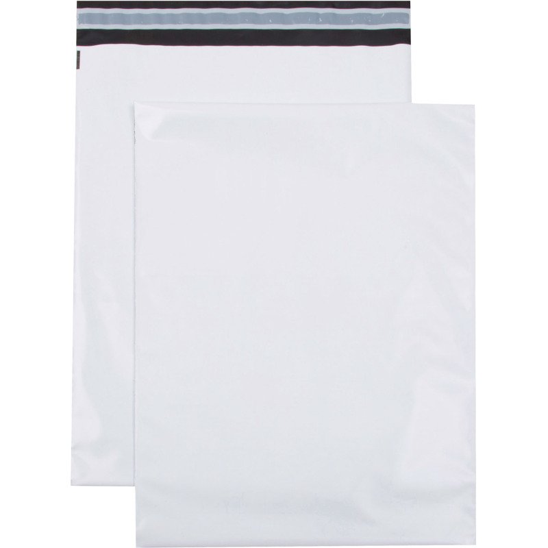 Pochette plastique d'expédition 360 x 485 mm 60 microns - Paquet de 100