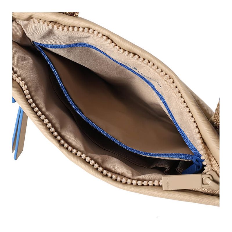 Sac bandoulière Leonce 21,5 cm Creased Safary Beige