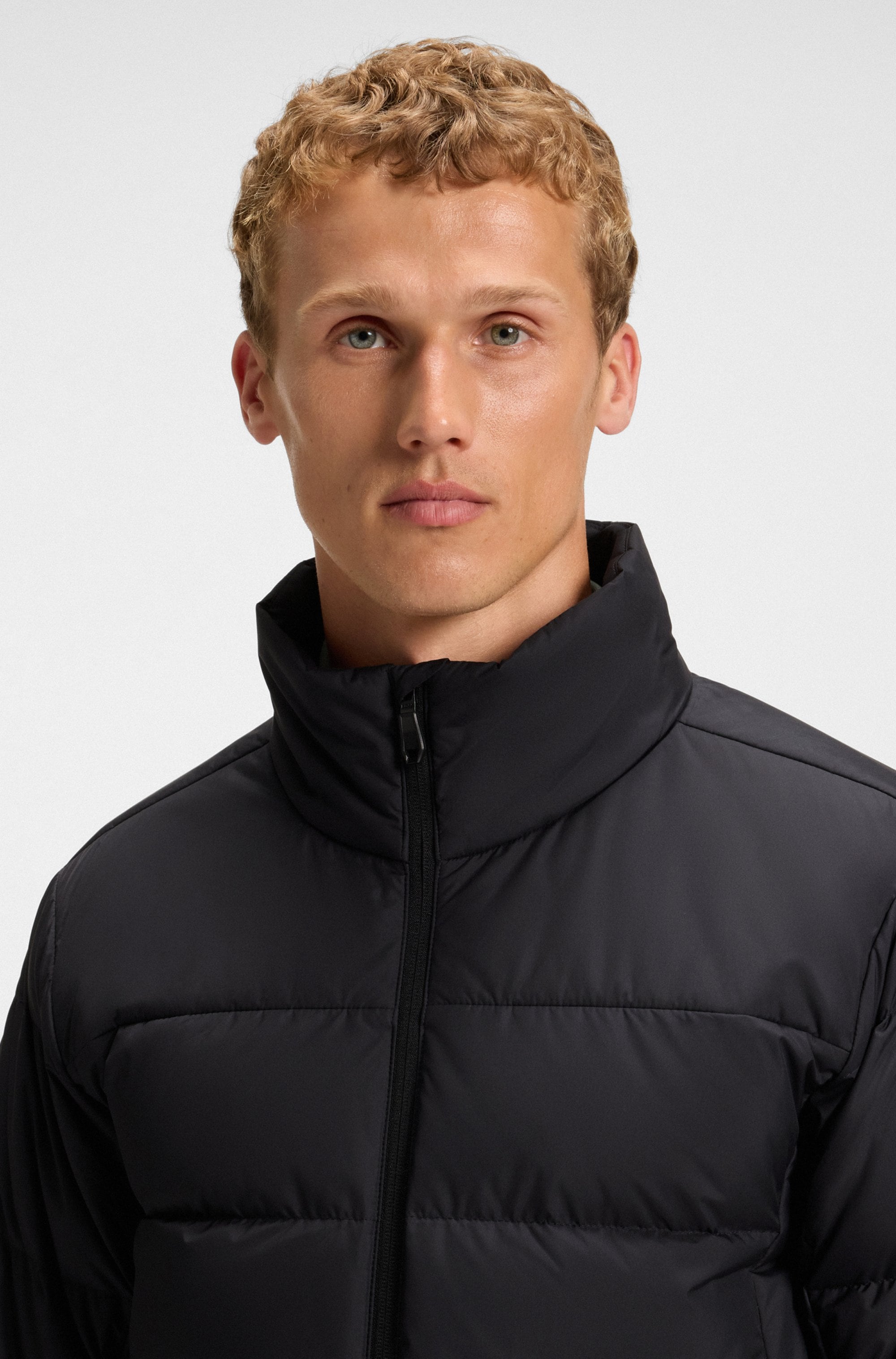 BOSS GREEN Daunenjacke »OW Urbanex Puffer« Stehkragen, reflektierende Details, Ärmeltasche